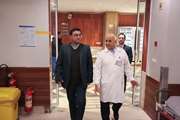دیدار صبحگاهی رئیس دانشگاه علوم پزشکی تهران از اورژانس مرکز قلب تهران