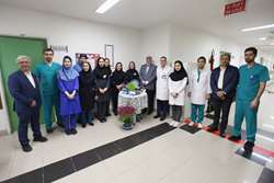 بازدید معاون درمان دانشگاه از مرکز قلب تهران