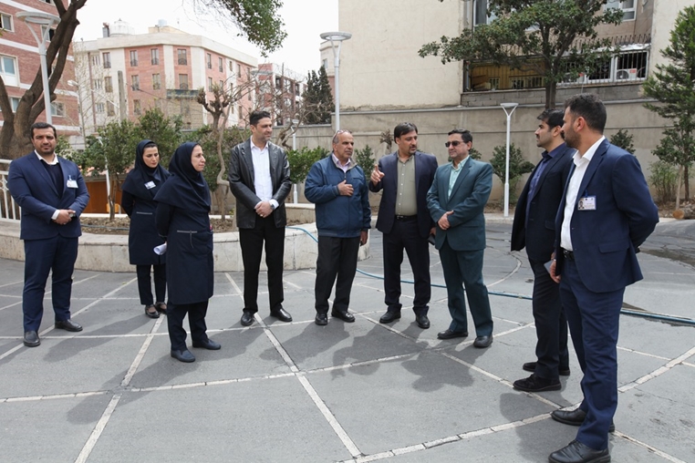 بازدید نوروزی رئیس دانشگاه علوم پزشکی تهران از مرکز قلب تهران